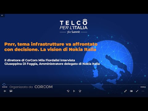 Pnrr, tema infrastrutture va affrontato con decisione. La vision di Nokia Italia